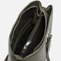 Engri kleine schoudertas met metalen details 
