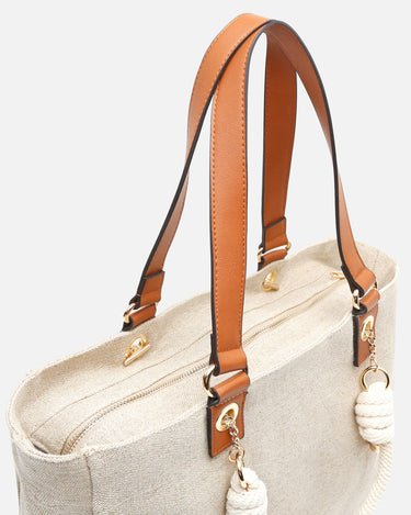 Cordel Bolsa de Ráfia da Misako imagem geral 