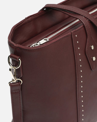Balando bolso shopper con detalles metálicos 