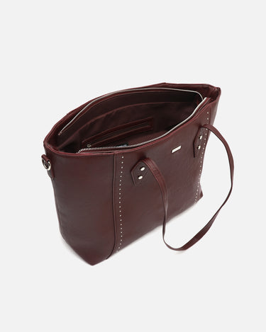 Balando bolso shopper con detalles metálicos 