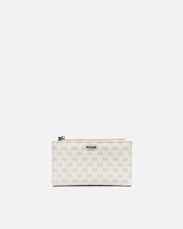 Monogram monedero pequeño con estampado monogram