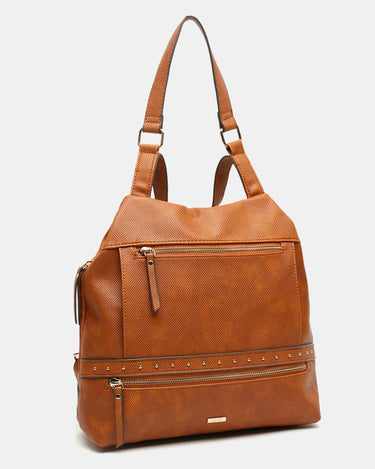Mochila antirroubo Engri com detalhes metálicos 