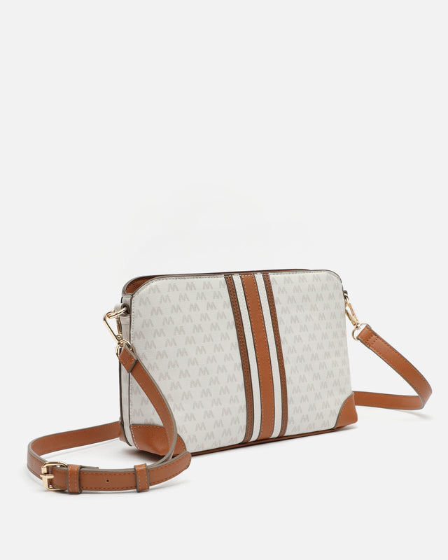 Eveline bolso bandolera pequeño con estampado monogram