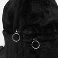 Flauschiger Rucksack mit Felloptik 
