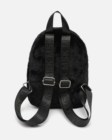 Flauschiger Rucksack mit Felloptik 