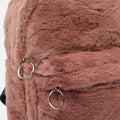 Flauschiger Rucksack mit Felloptik 