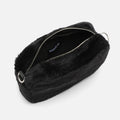 Petit sac bandoulière en fausse fourrure effet poil 
