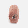 Petit sac bandoulière en fausse fourrure effet poil 