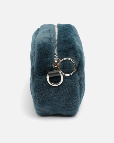 Petit sac bandoulière en fourrure effet poil 