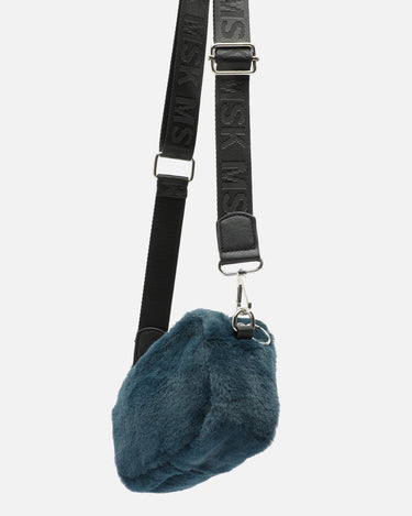 Petit sac bandoulière en fourrure effet poil 