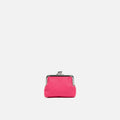 Nylon coin purse with clasp closure 