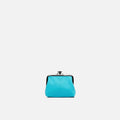 Poof nylon coin purse with clasp closure 