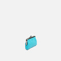 Poof nylon coin purse with clasp closure 