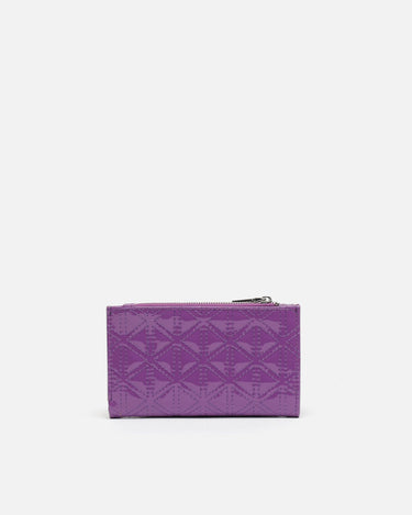 Revi portefeuille moyen en cuir verni 