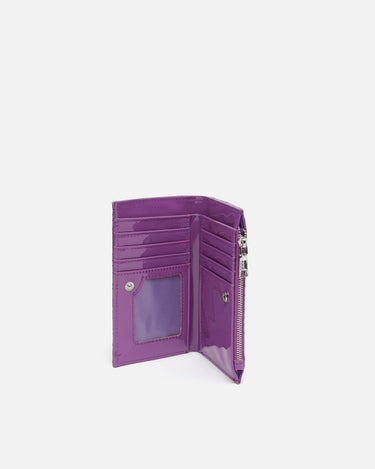 Revi portefeuille moyen en cuir verni 