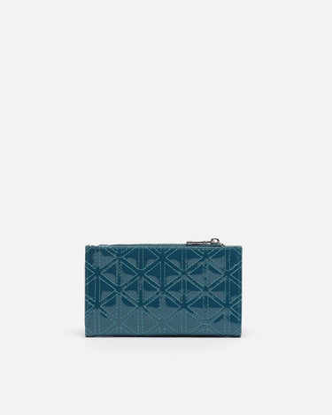 Revi portefeuille moyen en cuir verni 