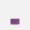 Revi patent leather double zipper coin purse 