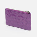 Revi patent leather double zipper coin purse 