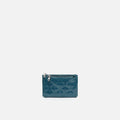 Revi patent leather double-zip coin purse 