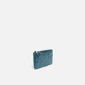Revi patent leather double-zip coin purse 
