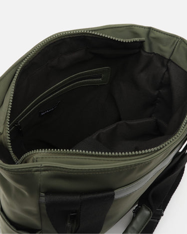 Mochila grande Domico de nylon para portátil (13,3 polegadas) com pega de mão 