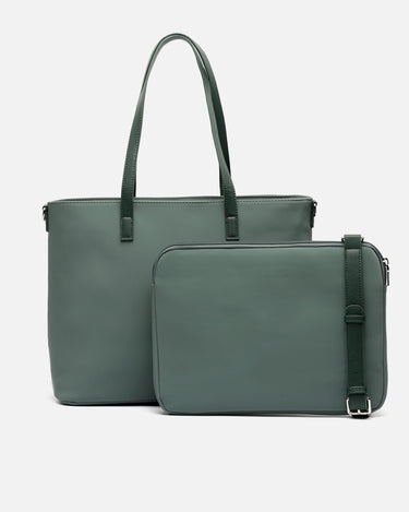 Delora torba na laptopa shopper z odpinanym nylonowym pokrowcem (13,3") 