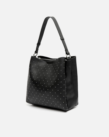 Sac hobo Nicoleta avec bandoulière et détails métalliques 