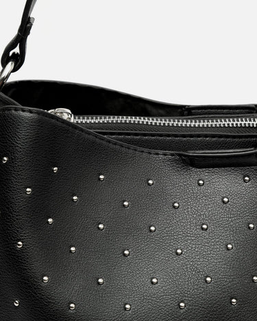 Sac hobo Nicoleta avec bandoulière et détails métalliques 