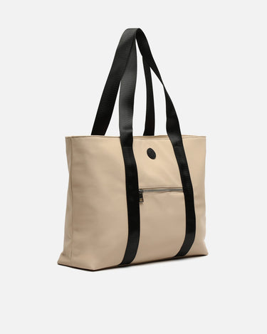 Austeru large nylon shopper bag with tablet pocket 