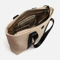 Austeru large nylon shopper bag with tablet pocket 