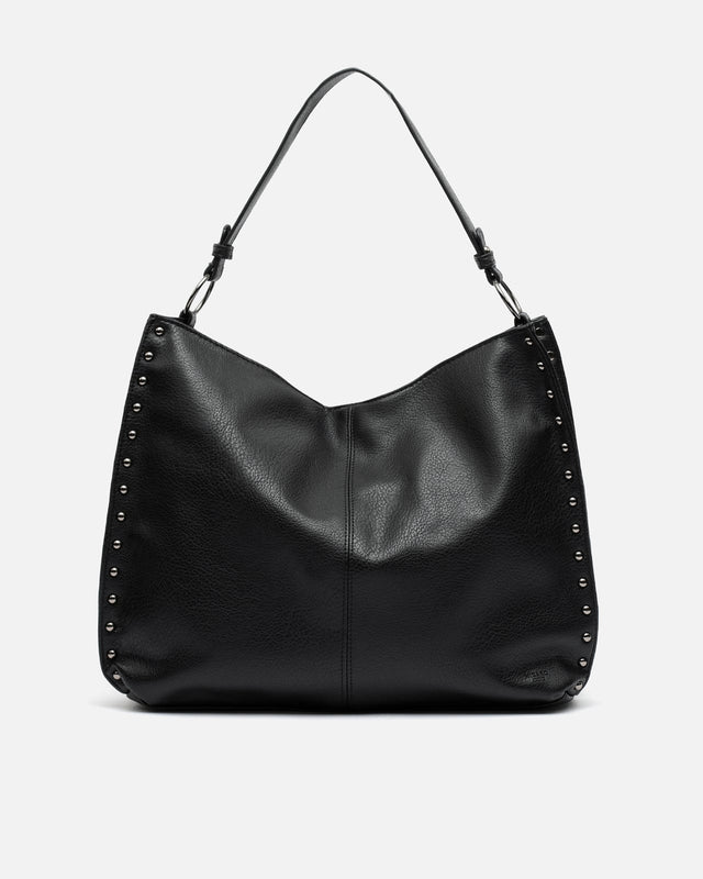 Duża torba hobo Prido z metalowymi detalami