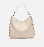 Prido bolso hobo grande con detalles metálicos 
