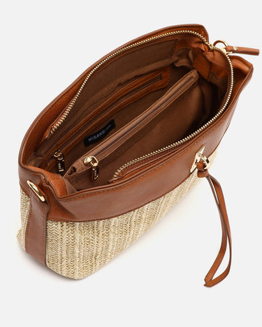 Rangri Rafia Tasche von Misako Gesamtansicht 