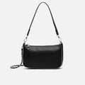 Sibila kleine Schultertasche mit Umhängegurt und Metall-Details 