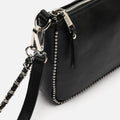 Sibila kleine Schultertasche mit Umhängegurt und Metall-Details 