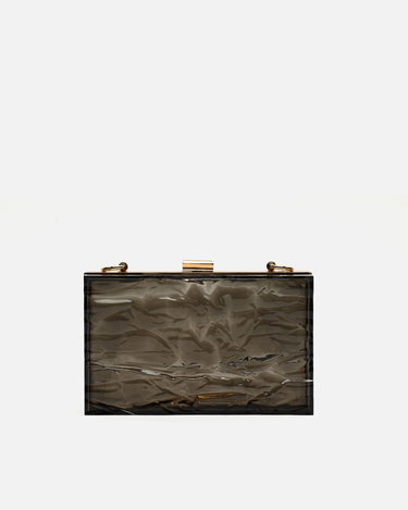 Petit sac bandoulière de soirée avec chaîne amovible 
