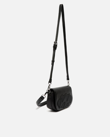 Begonia borsa a tracolla piccola con patta 