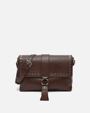 Dione bolso bandolera con detalles metálicos 