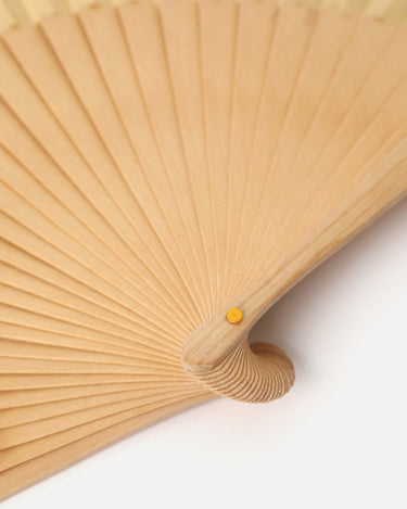 Gładki wachlarz z drewna 