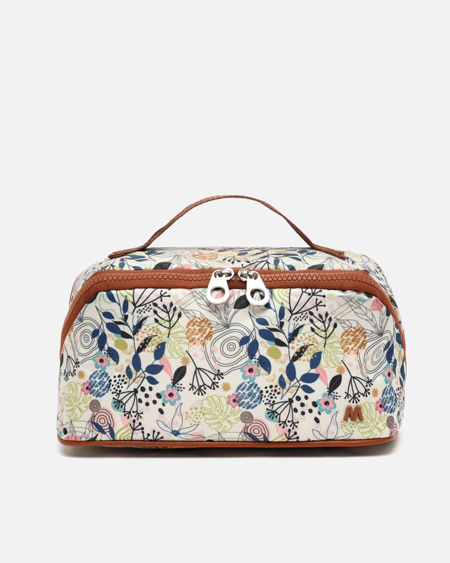 Lini printed travel toiletries bag