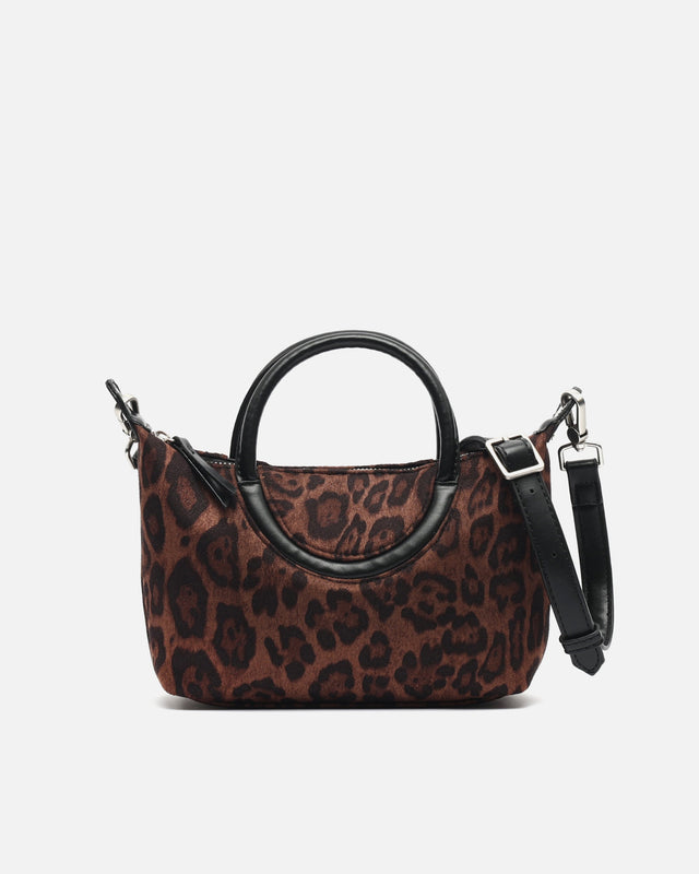 Jasumin bolso tote de fiesta animal print y asa bandolera extraíble ED.