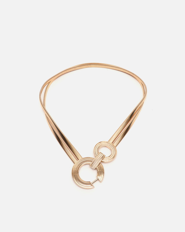 Valentina fijne metalen riem