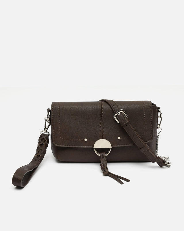 Nuro small shoulder bag with flap