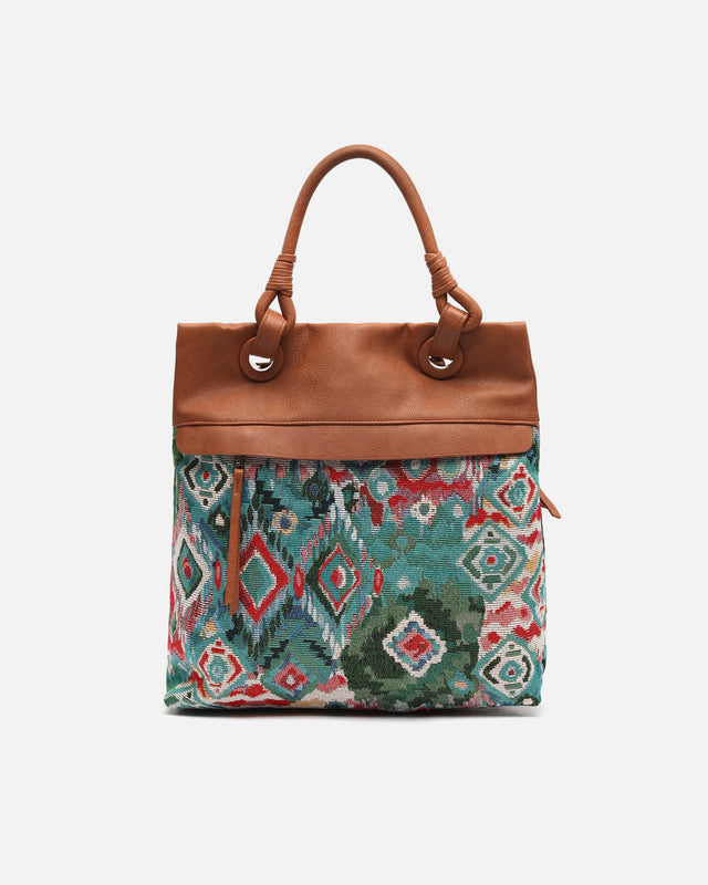 Zaria anti-diefstal rugzak met jacquardprint
