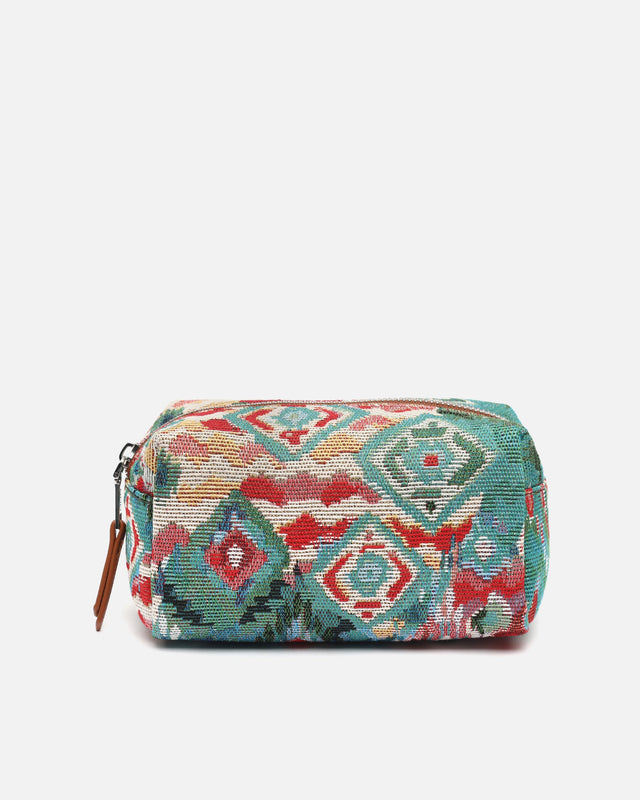 Zaria nécessaire com padrão jacquard