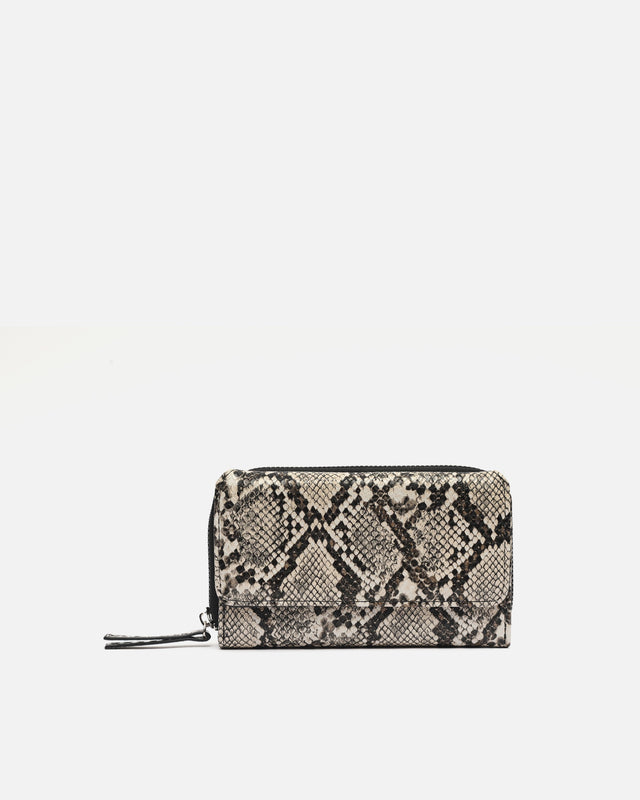 Serpis large animal print purse