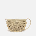Dondy bolso pequeño efecto rafia 