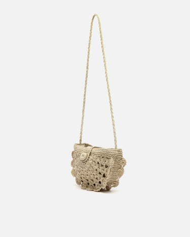 Dondy bolso pequeño efecto rafia 
