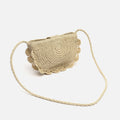 Dondy bolso pequeño efecto rafia 