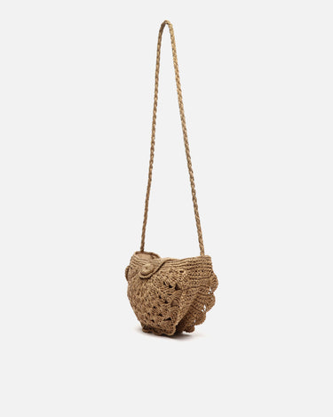 Dondy bolso pequeño efecto rafia 